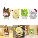 Maxbell Plush Keychain Doll Plush Pendant Toy for Goodie Bag Fillers Carnival Prizes Elk