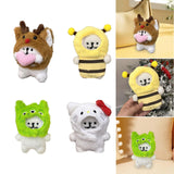 Maxbell Plush Keychain Doll Plush Pendant Toy for Goodie Bag Fillers Carnival Prizes Elk