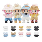 Maxbell Doll Clothes Cute Girls Gift DIY Doll Toy for Pendant Doll Kids Age 5-7 8-10 pink and white