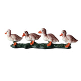 Maxbell Duck Animal Figure Realistic Mini Decor Simulated Animal Model for Kids Brown