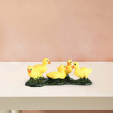 Maxbell Duck Animal Figure Realistic Mini Decor Simulated Animal Model for Kids Yellow