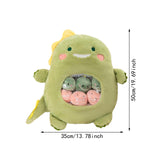 Maxbell Removable Animal Doll Comfortable Removable Stuffed Animal for Adults Family dinosaur