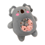 Maxbell Removable Animal Doll Comfortable Removable Stuffed Animal for Adults Family koala