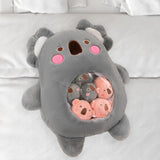 Maxbell Removable Animal Doll Comfortable Removable Stuffed Animal for Adults Family koala