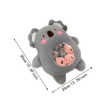 Maxbell Removable Animal Doll Comfortable Removable Stuffed Animal for Adults Family koala