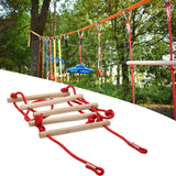 Maxbell Climbing Rope Ladder for Kids 5 Sections for Parks Outdoor Venues Playground