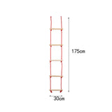 Maxbell Climbing Rope Ladder for Kids 5 Sections for Parks Outdoor Venues Playground