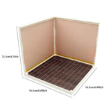 Maxbell 1:12 Backdrop Scene Organizer Display Layout for Dolls Dollhouse Diecast Car Style A