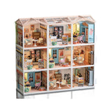 Maxbell 1:12 Backdrop Scene Organizer Display Layout for Dolls Dollhouse Diecast Car Style A