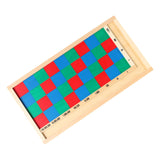 Maxbell Mathematics Teaching Board Wood Montessori Toy for Preschool Travel Children