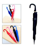 Maxbell Miniature Dollhouse Umbrella Cute Doll Umbrella for Fairy Garden Photo Props Black
