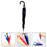 Maxbell Miniature Dollhouse Umbrella Cute Doll Umbrella for Fairy Garden Photo Props Black