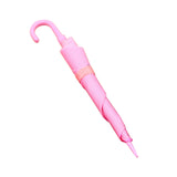 Maxbell Miniature Dollhouse Umbrella Cute Doll Umbrella for Fairy Garden Photo Props Pink