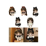 Maxbell Ute Cotton Doll Girls Gift Ollectible Plush Girl Doll for Infant Gifts Girls No Skeleton White