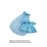 Maxbell 38cm Pendant Doll Clothes Fashion Doll Skirt for Age 5 6 7 8 9 10 Party Kid