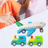 Maxbell Pull Back Airplane Toy Race Cars Miniature Toy Cars for Girls Preschool Kids