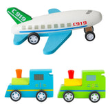 Maxbell Pull Back Airplane Toy Race Cars Miniature Toy Cars for Girls Preschool Kids