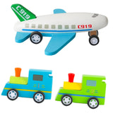 Maxbell Pull Back Airplane Toy Race Cars Miniature Toy Cars for Girls Preschool Kids