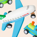 Maxbell Pull Back Airplane Toy Race Cars Miniature Toy Cars for Girls Preschool Kids