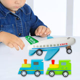 Maxbell Pull Back Airplane Toy Race Cars Miniature Toy Cars for Girls Preschool Kids