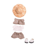 Maxbell Doll Clothes for 15cm Plush Doll Stylish DIY Comfortable Photo Props Cartoon 5 pieces set