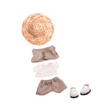 Maxbell Doll Clothes for 15cm Plush Doll Stylish DIY Comfortable Photo Props Cartoon 5 pieces set