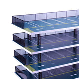 Maxbell 1/32 Diorama Car Parking Lot Display Case Layout Model Car Garage Home Decor 5 layers