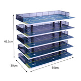 Maxbell 1/32 Diorama Car Parking Lot Display Case Layout Model Car Garage Home Decor 5 layers