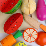 Maxbell 17 Pieces Cutting Fruit Vegetables Kitchen Toys for Boys Girls Kids Children