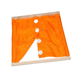 Maxbell Montessori Clothing Rack Toy Training Tool Educational Learning for Toddlers orange Botton