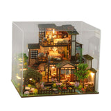 Maxbell DIY Wooden Miniature Dollhouse Creative with Funiture for Birthday Gift Kids