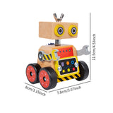 Maxbell Kids Screwdriver Toy Educational Learning Toy Robot Shape for Toddlers Girls