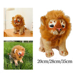 Maxbell Stuffed Animal Lion Cute Cuddly Children Plush Doll for Festival Nursery Toy 20cm