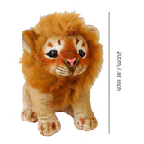 Maxbell Stuffed Animal Lion Cute Cuddly Children Plush Doll for Festival Nursery Toy 20cm