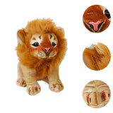 Maxbell Stuffed Animal Lion Cute Cuddly Children Plush Doll for Festival Nursery Toy 20cm