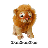 Maxbell Stuffed Animal Lion Cute Cuddly Children Plush Doll for Festival Nursery Toy 20cm