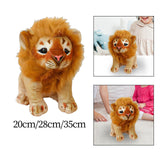 Maxbell Stuffed Animal Lion Cute Cuddly Children Plush Doll for Festival Nursery Toy 20cm