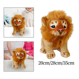 Maxbell Stuffed Animal Lion Cute Cuddly Children Plush Doll for Festival Nursery Toy 20cm