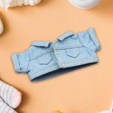 Maxbell 17cm Doll Clothes Removable Dress up Trendy Making Handmade Gift Doll Outfit blue