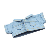 Maxbell 17cm Doll Clothes Removable Dress up Trendy Making Handmade Gift Doll Outfit blue