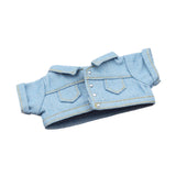 Maxbell 17cm Doll Clothes Removable Dress up Trendy Making Handmade Gift Doll Outfit blue