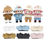 Maxbell 17cm Doll Clothes Removable Dress up Trendy Making Handmade Gift Doll Outfit blue
