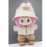 Maxbell 17cm Doll Clothes Removable Dress up Trendy Making Handmade Gift Doll Outfit blue