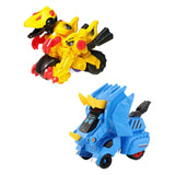 Maxbell Transform Dino Toy Early Educational Toy Playing Fun for Children 4-6 Preschool yellow