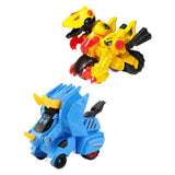 Maxbell Transform Dino Toy Early Educational Toy Playing Fun for Children 4-6 Preschool yellow