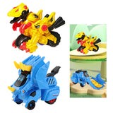 Maxbell Transform Dino Toy Early Educational Toy Playing Fun for Children 4-6 Preschool yellow