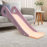 Maxbell Kids Slide Playground Toy Simple Climber Toddlers Slide for Stair Bed Indoor Pink