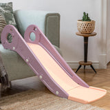 Maxbell Kids Slide Playground Toy Simple Climber Toddlers Slide for Stair Bed Indoor Pink