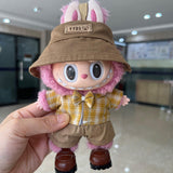 Maxbell Mini 6 inch Doll Clothes Set Doll Clothes for Kids Pendant Doll Age 5-7 8-10 khaki