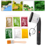 Maxbell Static Flocking Machine Train Model Flocking for Diorama Architectural Model 6 Bags Grass Powder